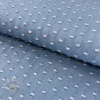JEANS DENIM 6 OZ Small Holes light blue