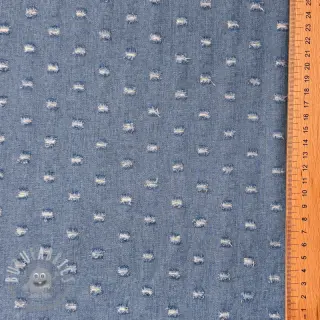 JEANS DENIM 6 OZ Small Holes light blue