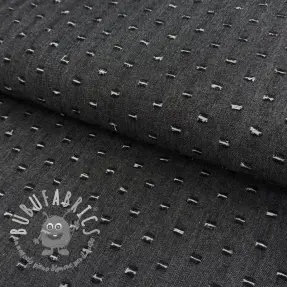 JEANS DENIM 6 OZ Small Holes black