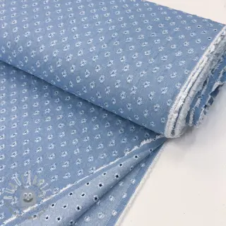 JEANS DENIM 6 OZ Big flakes light blue