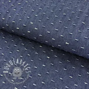 JEANS DENIM 6 OZ Small Holes blue