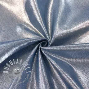 JEANS DENIM 8,5 OZ STRETCH WASHED metallic blue silver