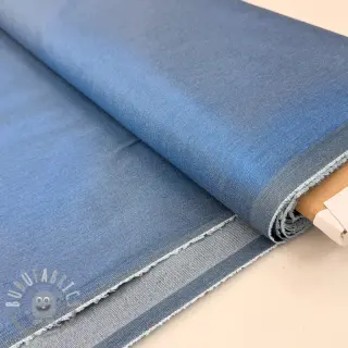 JEANS DENIM 8,5 OZ STRETCH WASHED metallic aqua silver