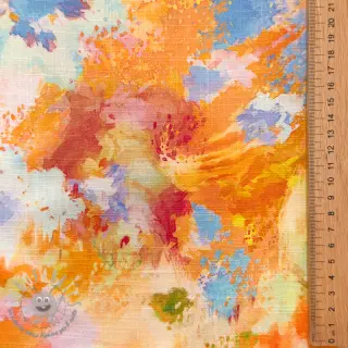 Viscosa con lino Impressionist