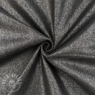 JEANS DENIM Metallic black silver
