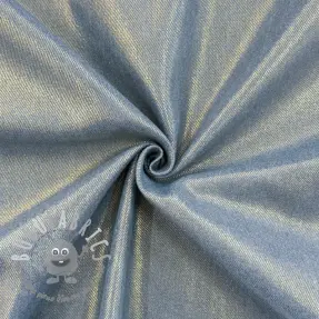 JEANS DENIM Metallic blue gold
