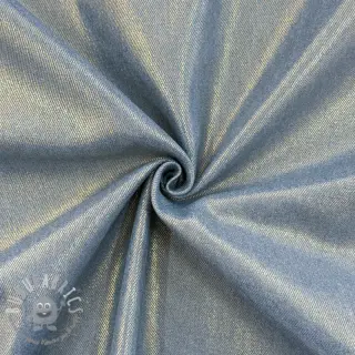 JEANS DENIM Metallic blue gold