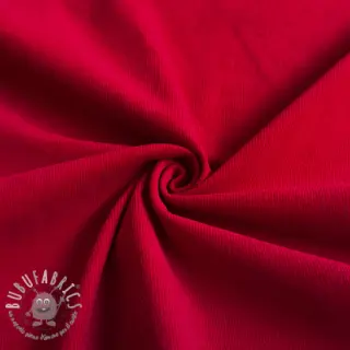 Velluto a coste 21 W WASHED STRETCH dark red