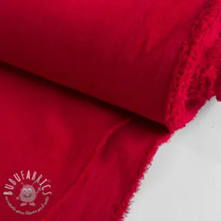 Velluto a coste 21 W WASHED STRETCH dark red
