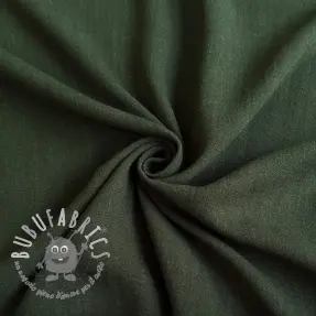 Viscosa con lino WASHED army green