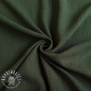 Viscosa con lino WASHED army green