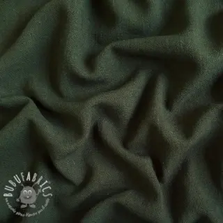 Viscosa con lino WASHED army green