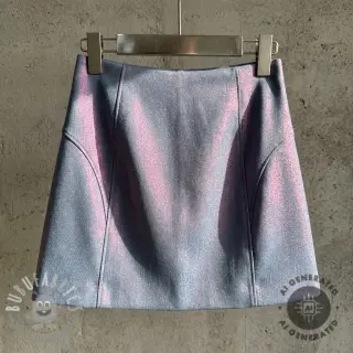 JEANS DENIM 8,5 OZ STRETCH WASHED metallic pink