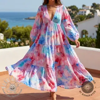 Viscosa SATIN Blurricio design C