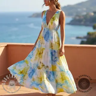 Viscosa SATIN Blurricio design B