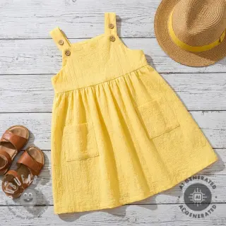 Tessuto di cotone SMOGGED EMBROIDERY yellow