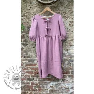 Mussola/Doppia garza dark lilac ORGANIC