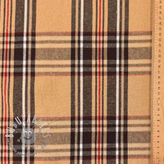 Tessuto decorativo Ecossais beige coffee