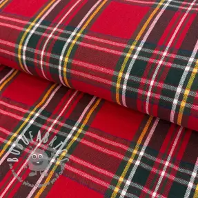 Tessuto decorativo Ecossais rouge vert