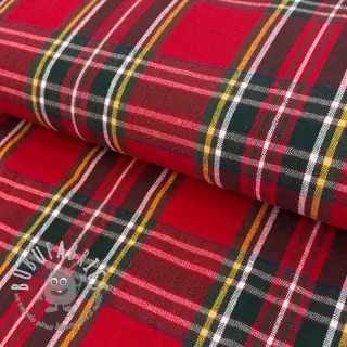 Tessuto decorativo Ecossais rouge vert