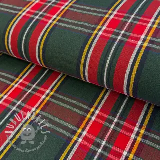 Tessuto decorativo Ecossais vert rouge