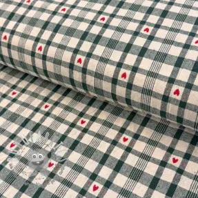 Tessuto decorativo jacquard Ollon vert rouge
