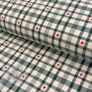 Tessuto decorativo jacquard Ollon vert rouge