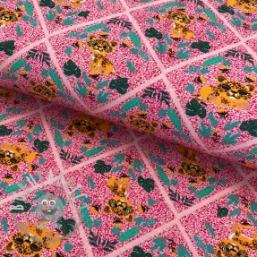 Jersey Leo rose digital print