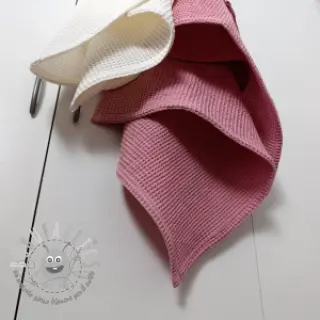 Cotone a nido d'ape mauve