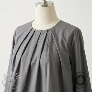 Popeline 0151 dark grey