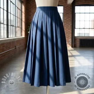Popeline 0151 navy