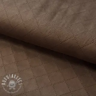 Tessuto scamosciato SCUBA Diamond chocolate brown