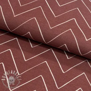Tessuto decorativo premium Freehand zigzag lines