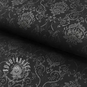 Tessuto scamosciato SCUBA Embossed black
