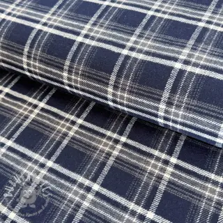 Tessuto di cotone FLANEL YARN DYED BRUSHED CHECK design D