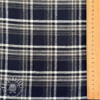 Tessuto di cotone FLANEL YARN DYED BRUSHED CHECK design D