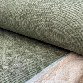 Velluto a coste QUILT khaki