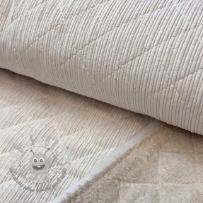 Velluto a coste QUILT sand
