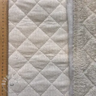 Velluto a coste QUILT sand