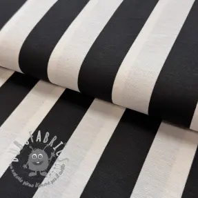 Tessuto decorativo premium Joyful basic stripe black