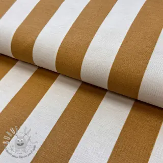 Tessuto decorativo premium Joyful basic stripe yellow