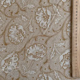 Tessuto decorativo Linenlook Bloomy art craft yellow
