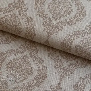 Tessuto decorativo Linenlook Baroque damask charm taupe