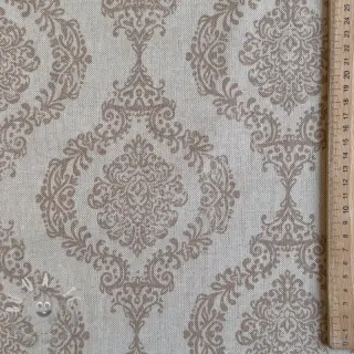 Tessuto decorativo Linenlook Baroque damask charm taupe