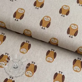 Tessuto decorativo Linenlook Night owl nap