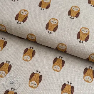 Tessuto decorativo Linenlook Night owl nap