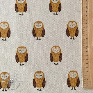 Tessuto decorativo Linenlook Night owl nap