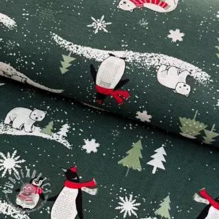 Tessuto decorativo premium Frozen polar world army