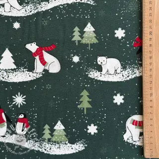 Tessuto decorativo premium Frozen polar world army