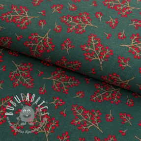 Tessuto decorativo premium Winter berry bloom